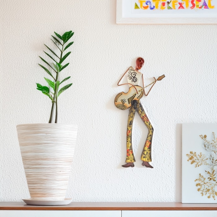 Musician Wall Decor Guitar Player <br>(Item # m3003) - Image 2