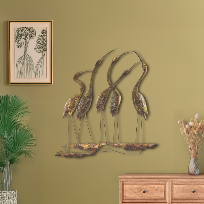 Shorebirds Wall Decor Group Of Five <br>(Item # m7002)