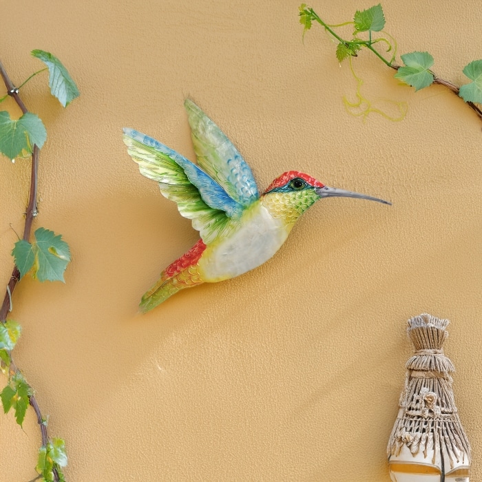 Hummingbird Wall Decor Large Multi <br>(Item # m7019 l m)