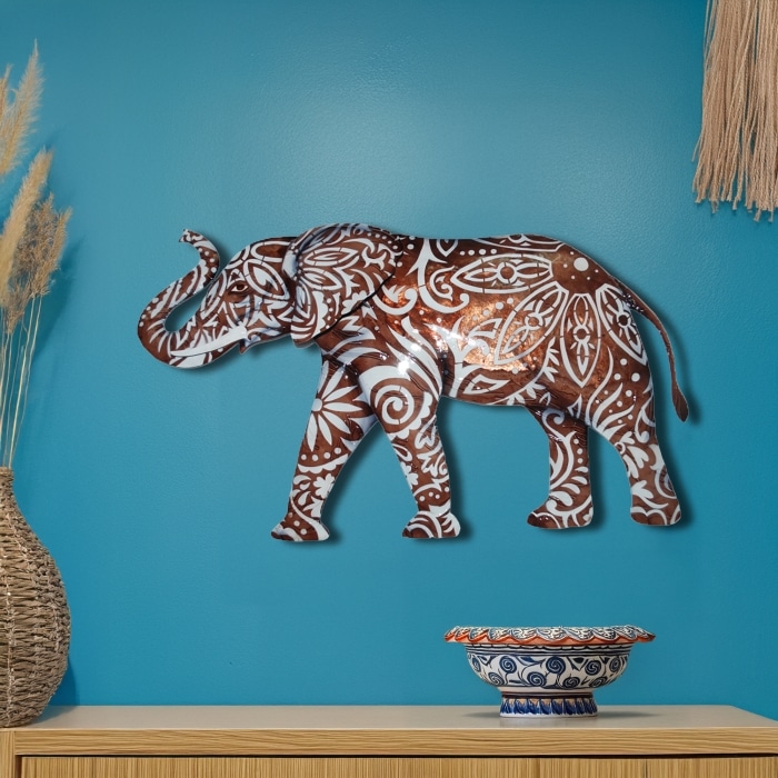 Elephant Wall Decor Brown <br>(Item # m7050 br) - Image 2