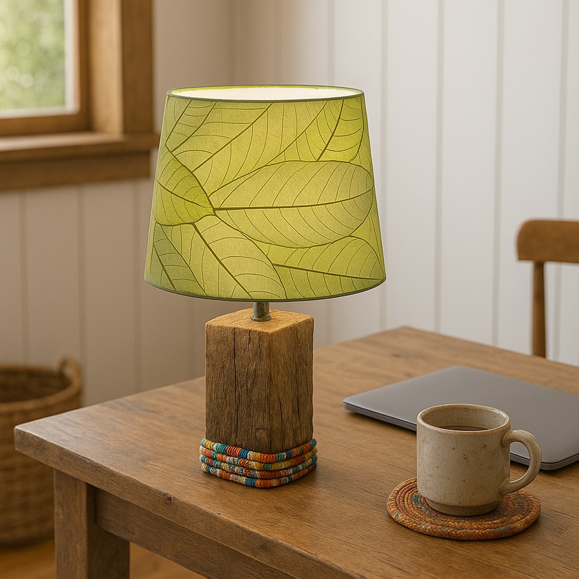 12 Inch Tapered Drum Shade Green <br>(Item # 323 d g) - Image 3