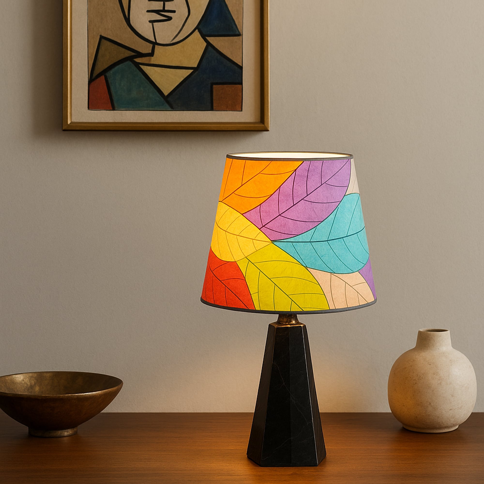 12 Inch Tapered Drum Shade Multi Color <br>(Item # 323 d m) - Image 3
