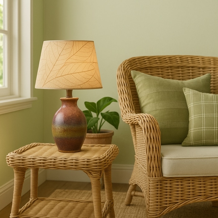 12 Inch Tapered Drum Shade Natural <br>(Item # 323 d n) - Image 2